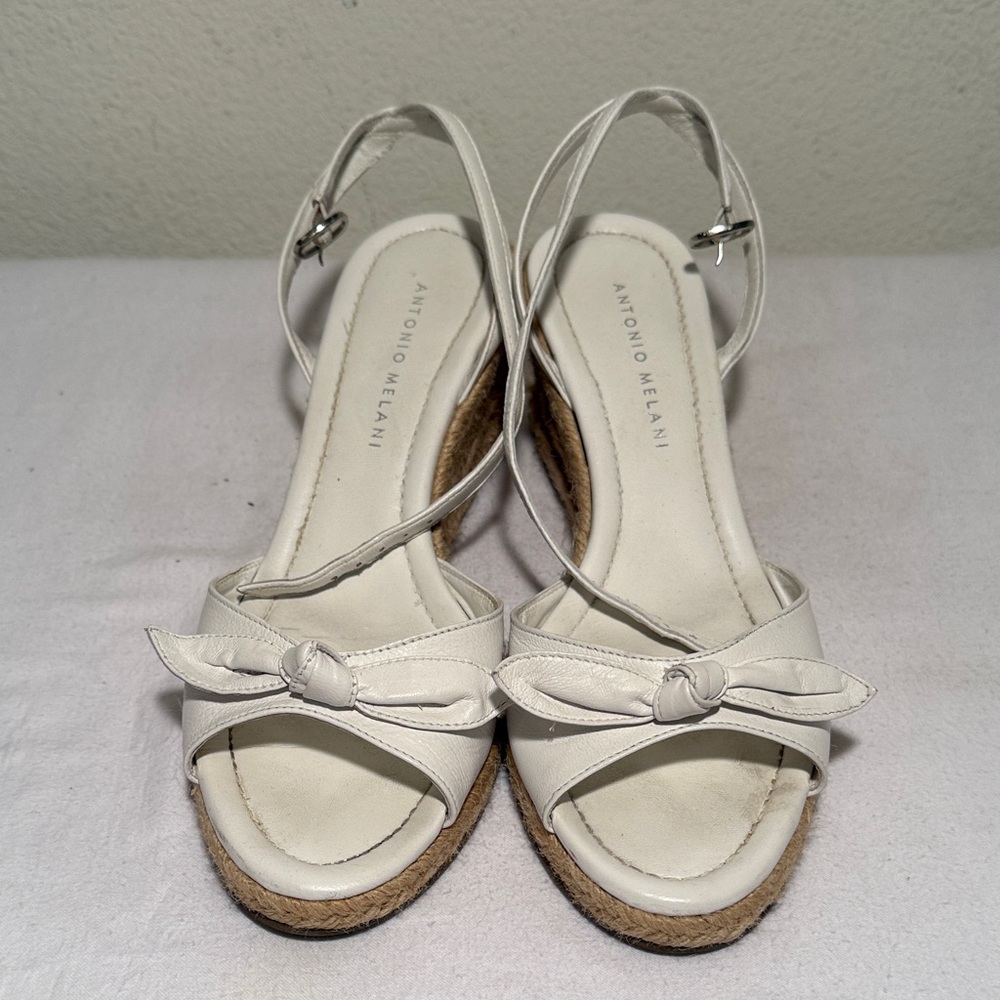 Antonio Melani White Women's Espadrilles, Size 8M